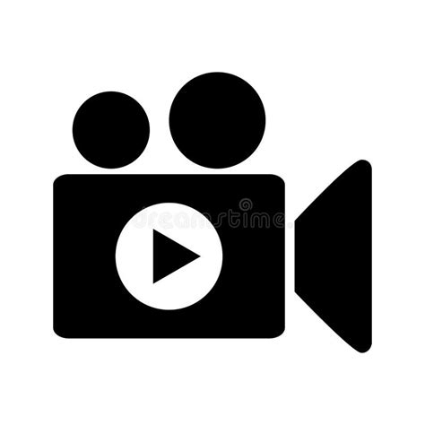 Video Camera Vector Icon. Movie Camera Illustration Logo. Play Symbol ...