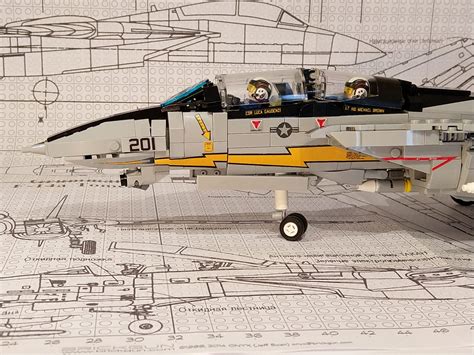 Lego® Instructions F14 Tomcat 1:40 Scale