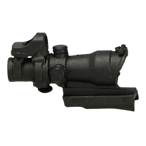 Trijicon ACOG TA01 Scope (Black) Flagset - Machinegun