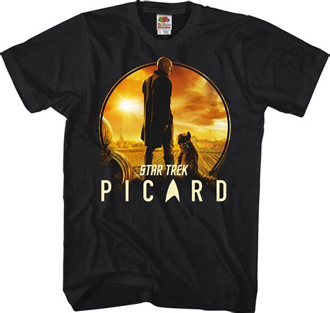 Picard and Number One Star Trek T-Shirt