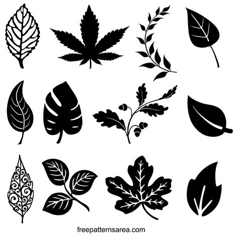 Leaf Silhouette Vectors: Download Free Nature-Inspired Designs