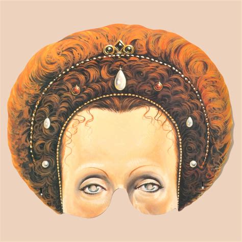 Queen Elizabeth I Party Mask - Mamelok