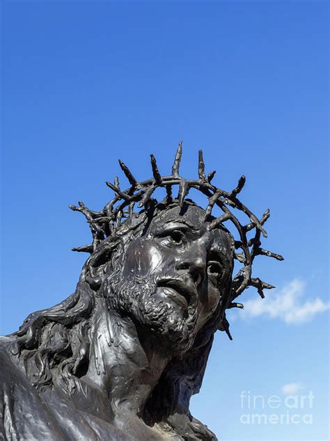 Black statue of Jesus Christ Sculpture by Kyna Studio