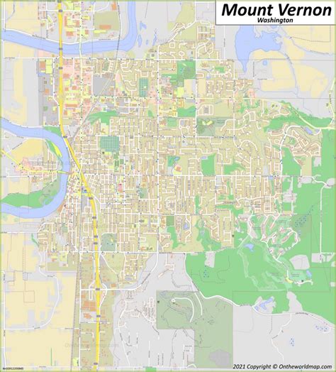 Mount Vernon Map | Washington, U.S. | Discover Mount Vernon with Detailed Maps