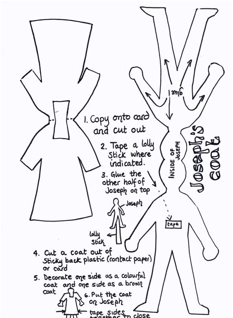 free printable joseph coat of many colors coloring page 256 crafter ...