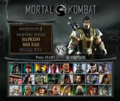 Mortal Kombat Deception ISO