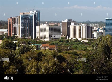 Nairobi skyline from Nairobi Hill Stock Photo - Alamy