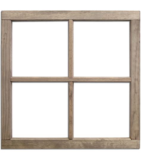 Salvaged 4 Pane Weathered Wood Window Frame | JOANN