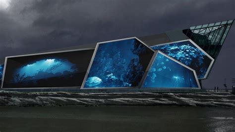 Hull City of Culture: Projection to transform The Deep aquarium - BBC News