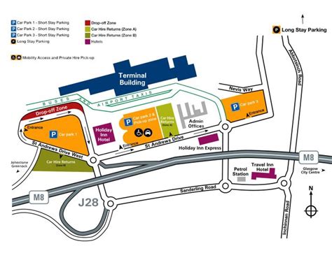 Glasgow Airport Car Park Map