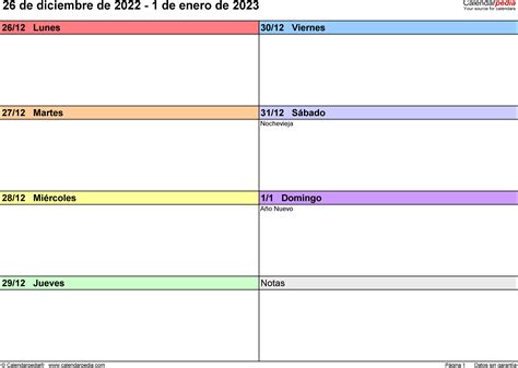 Calendario Semanal 2023 En Word Excel Y Pdf Calendarpedia February ...