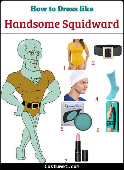 Handsome Squidward SpongeBob SquarePants Costume For Cosplay 8400 | The Best Porn Website