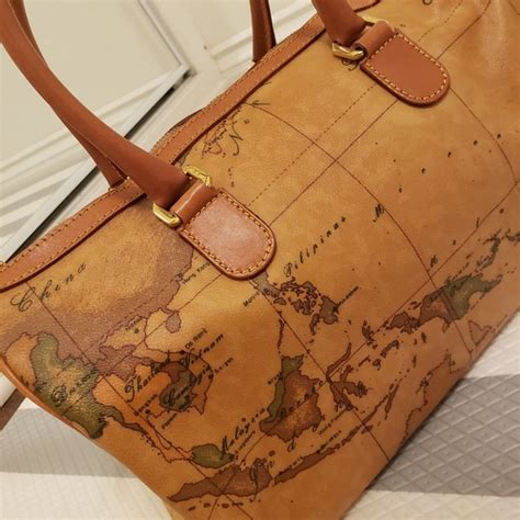 Alviero Martini | Bags | Alviero Martini Map Women Brown Tote Bag | Poshmark