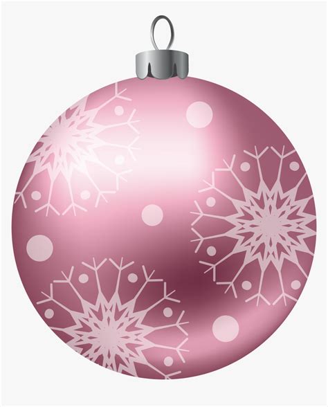 Pink Christmas Ornament Clipart, HD Png Download , Transparent Png ...