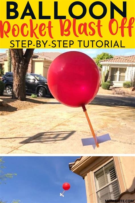 Build a Balloon Rocket that Blasts Off! | Balloon rocket, Science ...