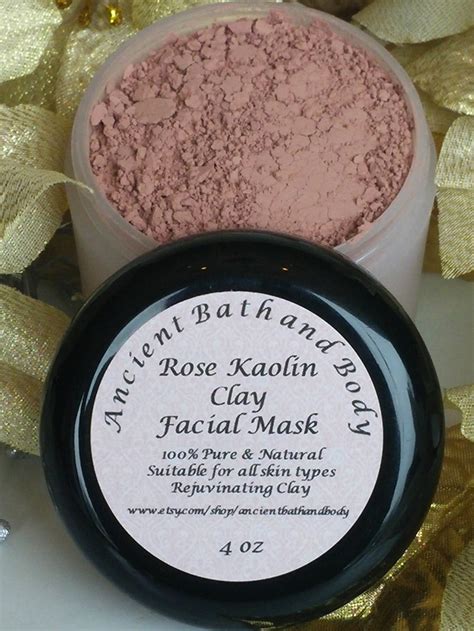 Rose Kaolin Clay Face Mask Cruelty Free Chemical Free - Etsy