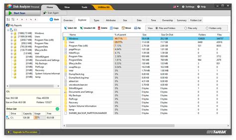 Disk Analyzer Pro Windows - File Management Software - 50%