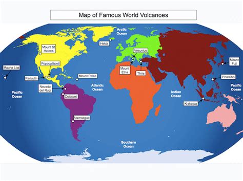 Locating the world's famous volcanoes - Teach It Forward