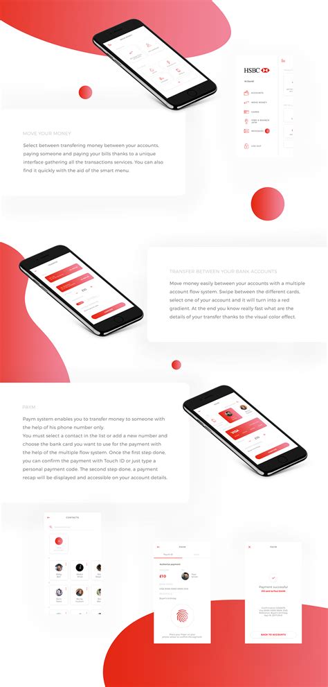 HSBC Mobile Banking App Redesign on Behance