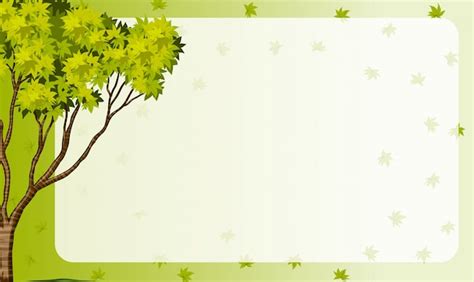 Free Vector | Border frame with nature theme