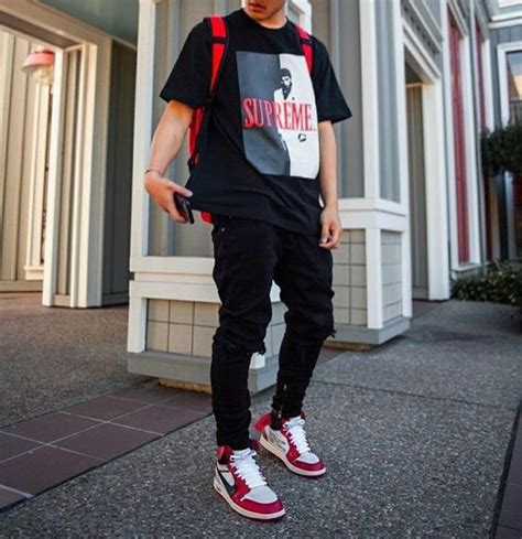 How to get original Nike Off-White Air Jordan 1 Red | Streetwear men ...