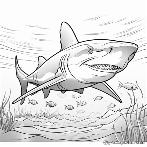 Bull Shark Coloring Pages - Free & Printable!