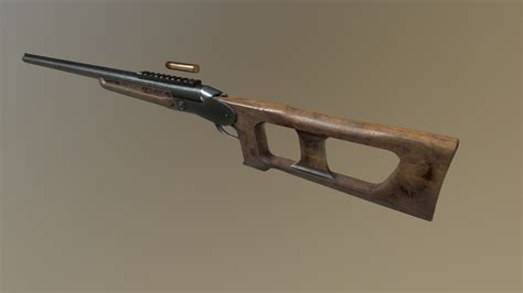 700 Nitro Express Hunting Gun - 3D model by Akinaro [e361bd9] - Sketchfab