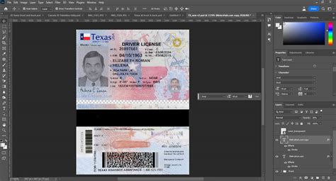 Editable Texas Driver License PSD Template (2 Version) - MehrzHub