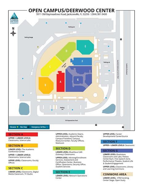 Fscj Deerwood Campus Map – Map Vector