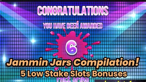 Jammin Jars Big Wins! 5 Low stake slot bonuses - YouTube