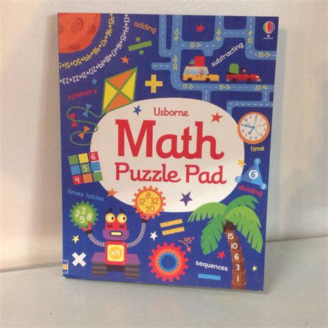 Book, Math Puzzle Pad