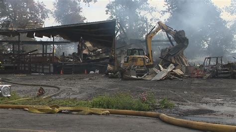 4-alarm fire in Mt. Angel destroys, damages businesses | kgw.com