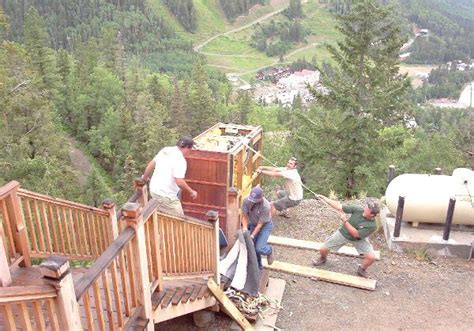 Moving a Hot Tub via Amy Good Lancaster Timber Frames Taos New Mexico ...