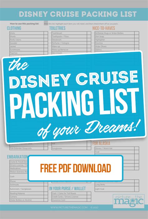 Disney Cruise Packing List (2022) What to Pack & NOT to Pack