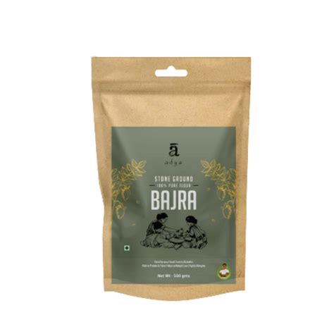 Buy Pure Organic Fresh Bajra Flour Online India | 500gm Pack