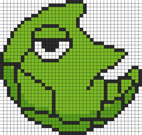 Pokemon Battle Trozei Metapod Perler Bead Pattern | Bead Sprites ...