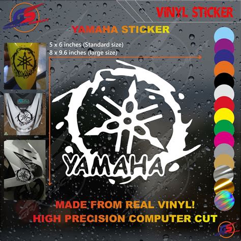 YAMAHA LOGO v2 Motorcycle Sticker Decal Vinyl | Shopee Philippines