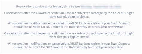 How Do I Find My Reservation's Cancellation Policy? – EventConnect