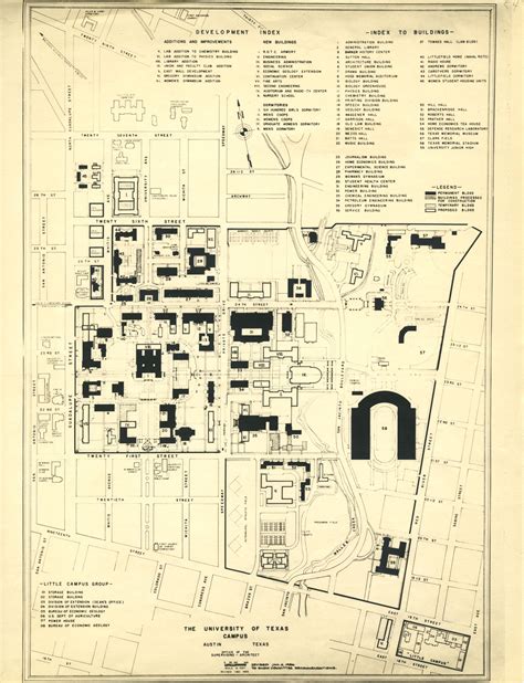 University Of Texas Campus Map - United States Map