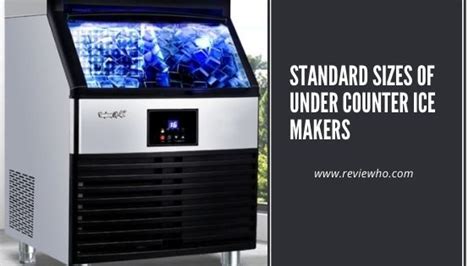 Undercounter Ice Maker Dimensions & Sizes Guide | Reviewho