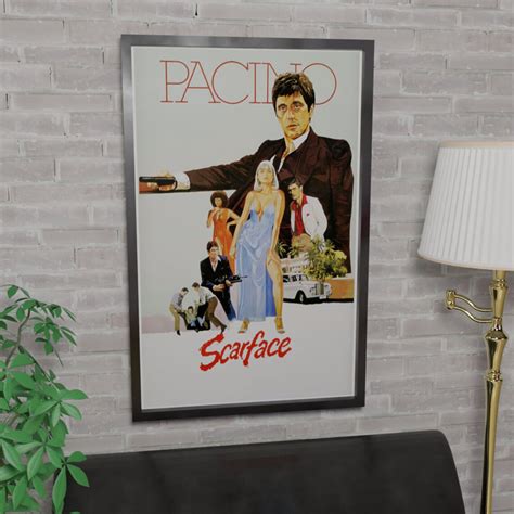 Scarface Poster Scarface Movie Poster Scarface Print Vintage Wall Art Retro Wall Art Vintage ...