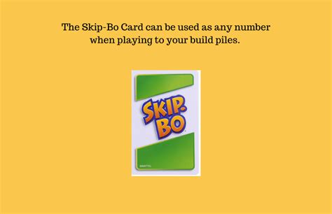 SKIP-BO RULES Game Rules - How To Play SKIP-BO