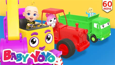 The Colors Song (Toy Car Race) + more nursery rhymes & Kids songs -Baby yoyo - YouTube