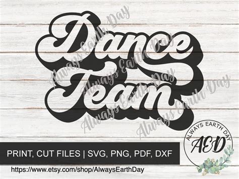 Dance Team Svg Dance Team Shirt Svg Dance Team Png School - Etsy