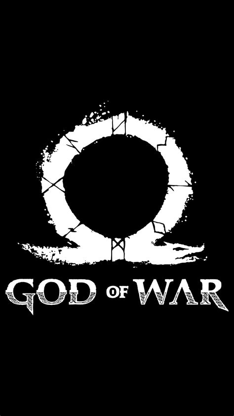 1080x1920 God Of War 2018 Logo 4k Iphone 7,6s,6 Plus, Pixel xl ,One Plus 3,3t,5 ,HD 4k ...