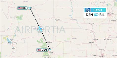 UA274 Flight Status United Airlines: Denver to Billings (UAL274)