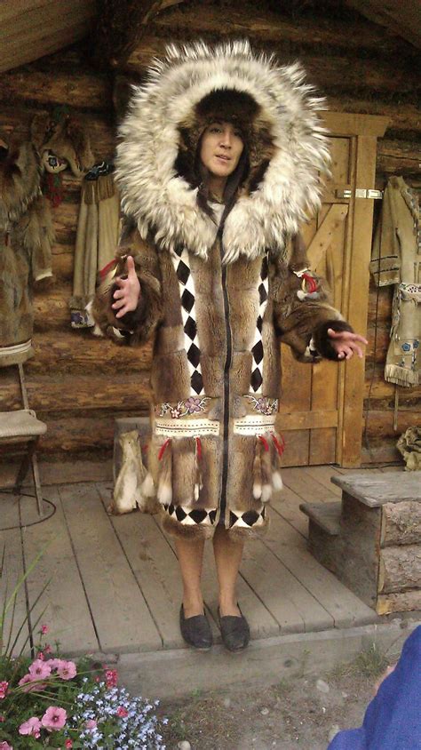 Alaskan native in traditional Parka | Fashion, Vintage outfits, Fur clothing