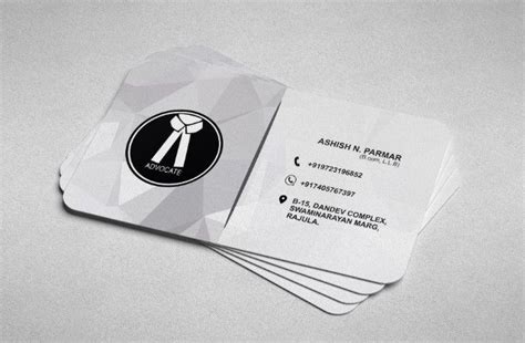 ADVOCATE BUSINESS CARD | Lawyer business card, Visiting card design ...