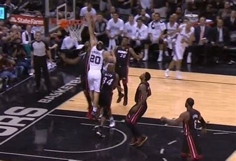 Manu Ginobili dunks on Chris Bosh (Video) | Larry Brown Sports