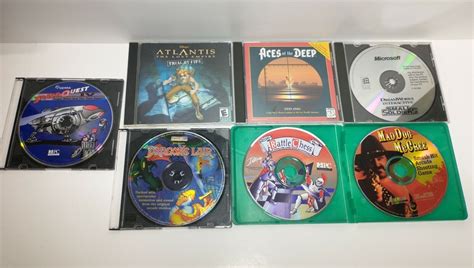 Vintage 90s PC game CDs (Lot of 7) | eBay